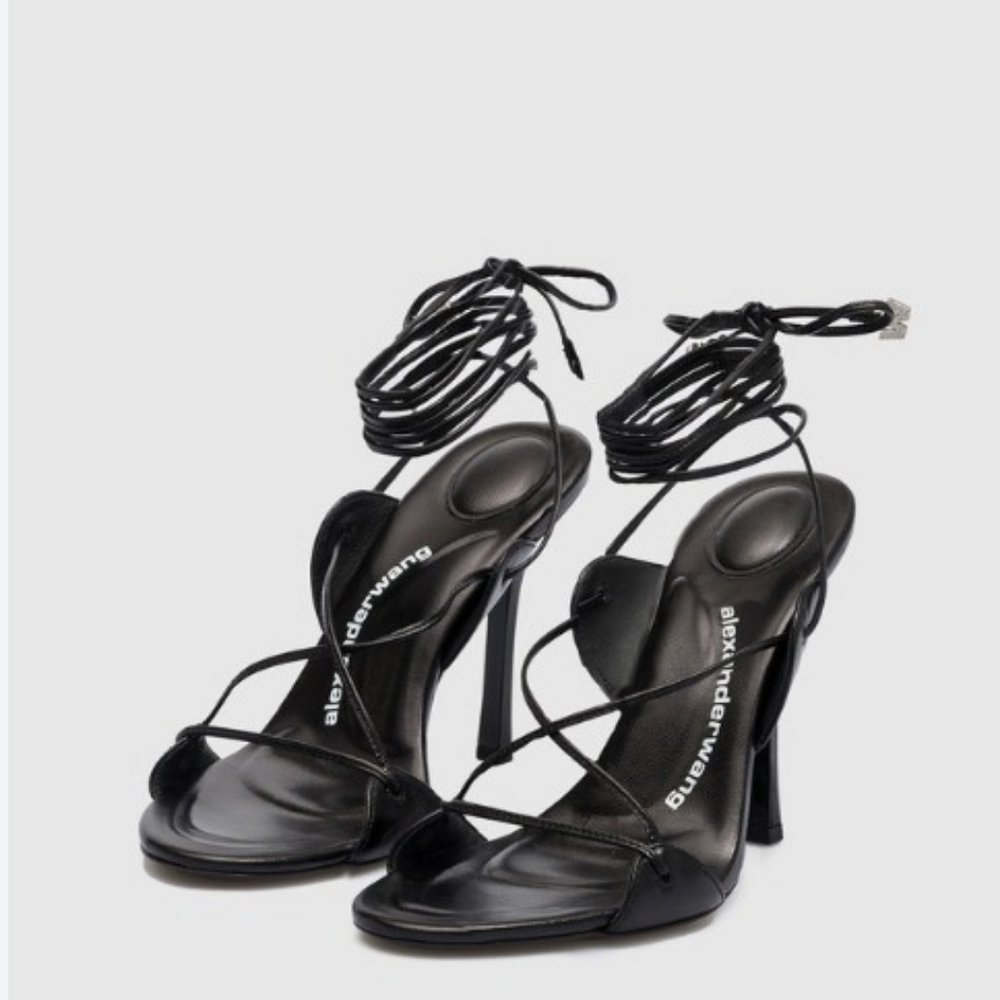 Pre-Loved // Alexander Wang Black Leathet Sanl
